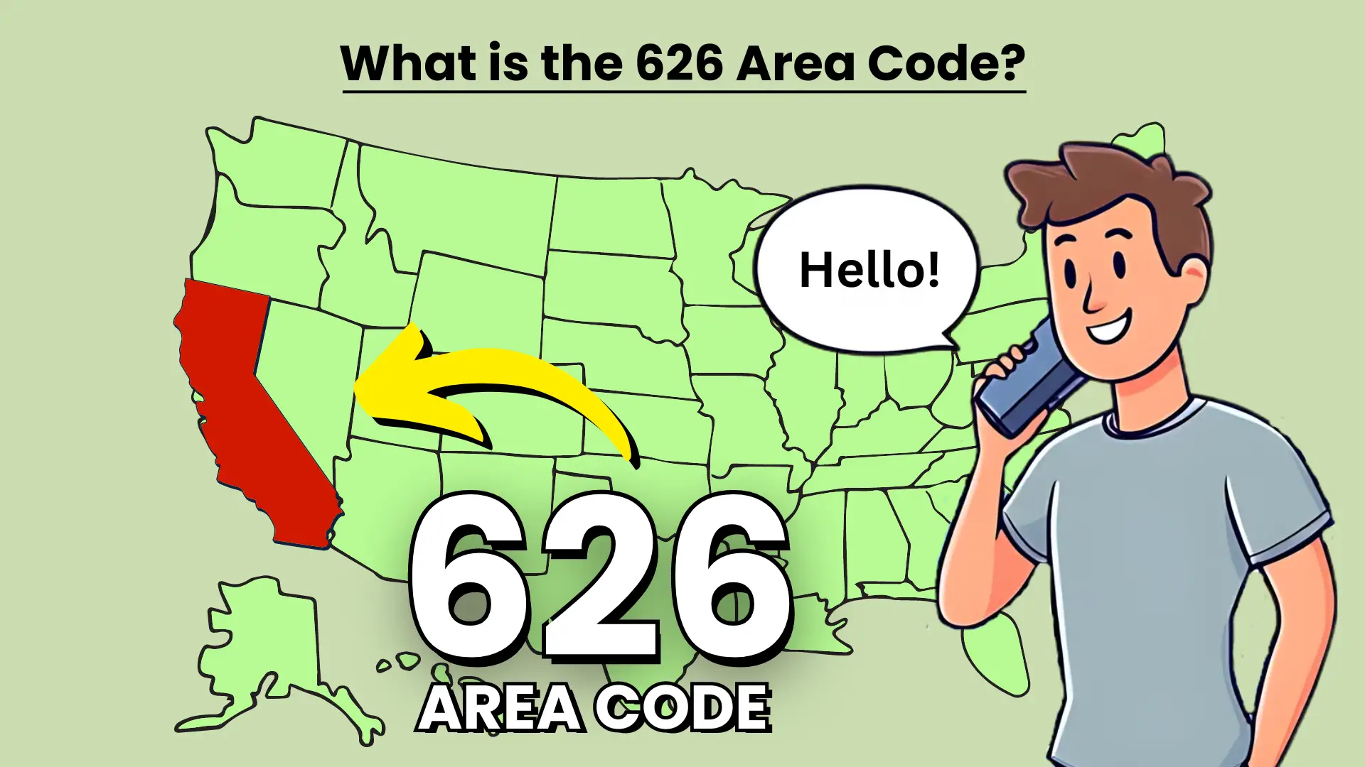 What is the 626 Area Code