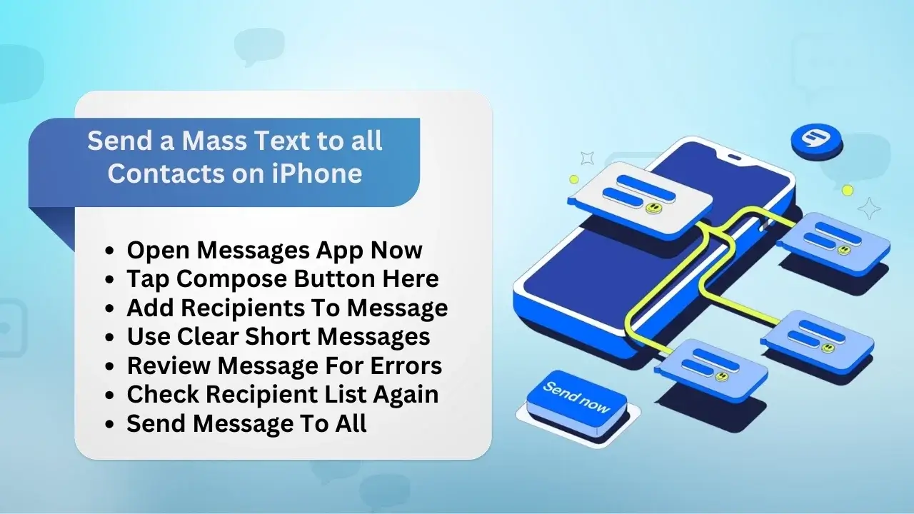 How to Send a Mass Text to all Contacts on iPhone