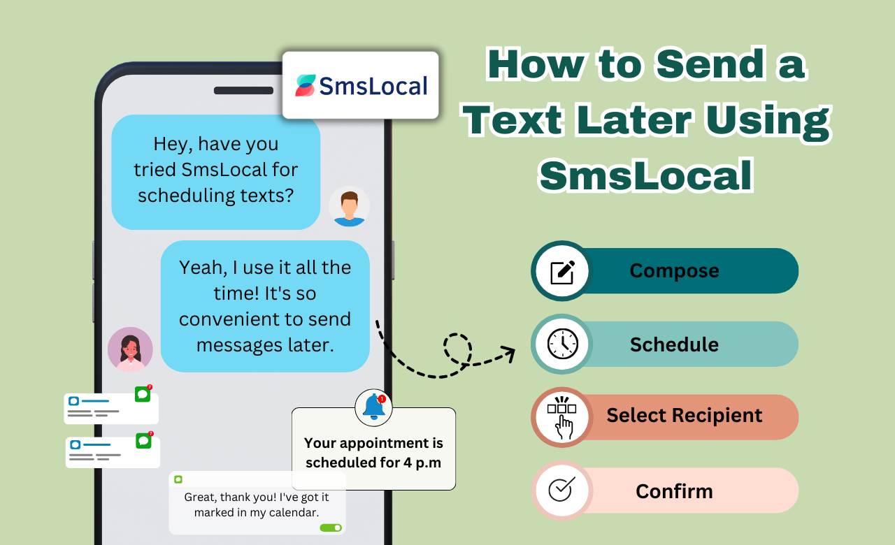 How to Send a Text Later Using SmsLocal