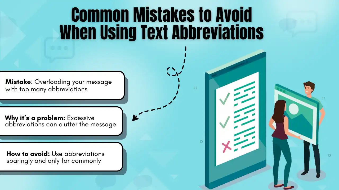 Common Mistakes to Avoid When Using Text Abbreviations