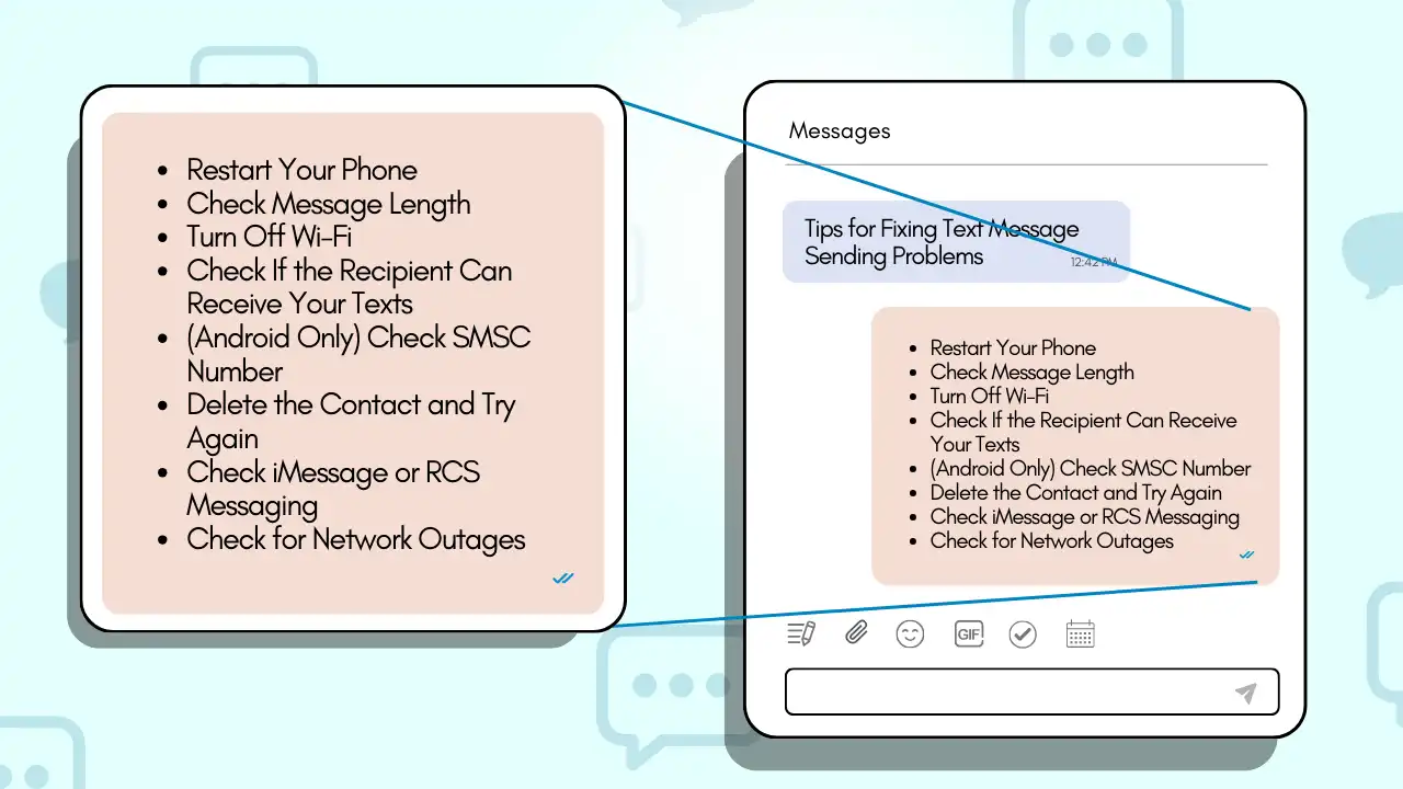 Tips for Fixing Text Message Sending Problems