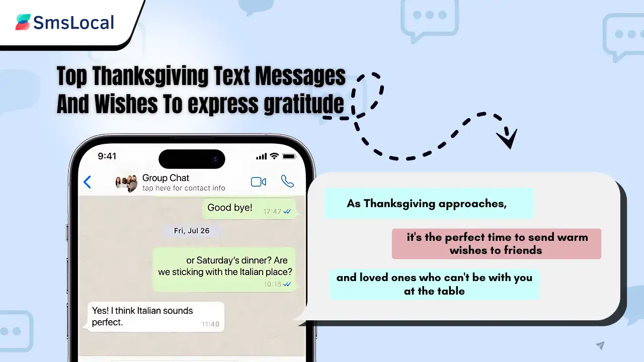 Top Thanksgiving Text Messages And Wishes To express gratitude