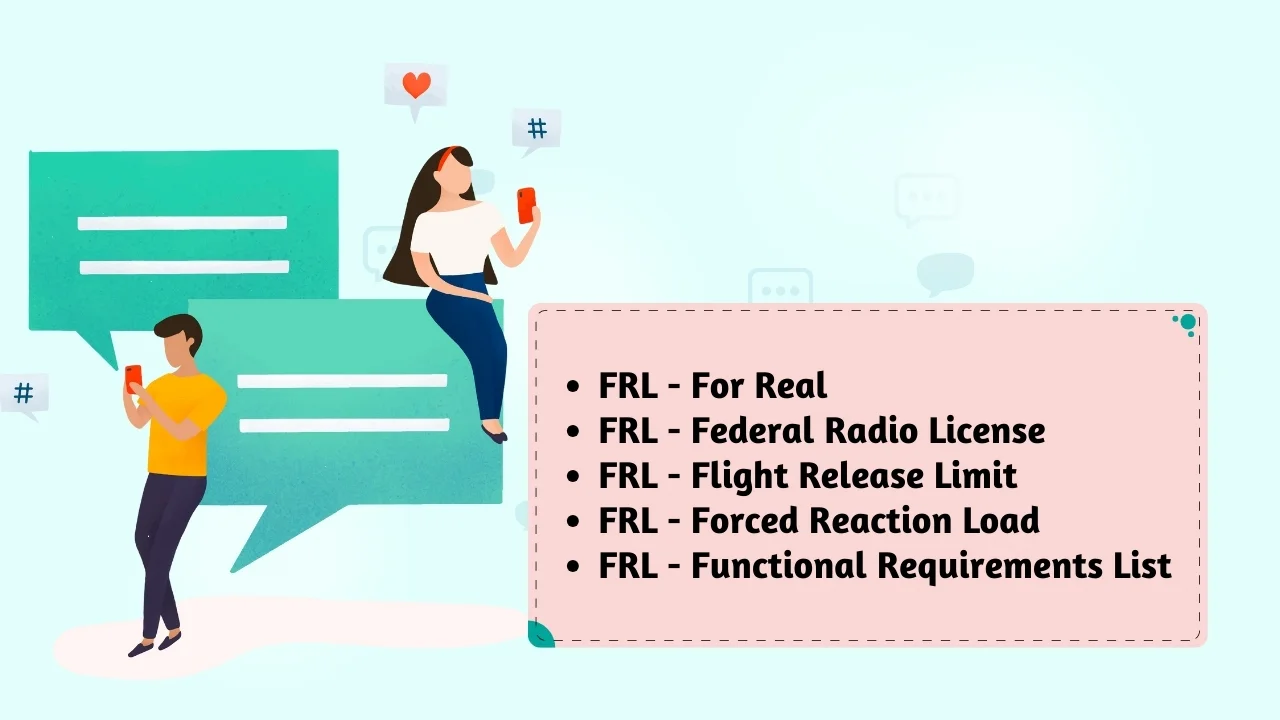Alternative Meanings of “FRL_ and Their Contexts