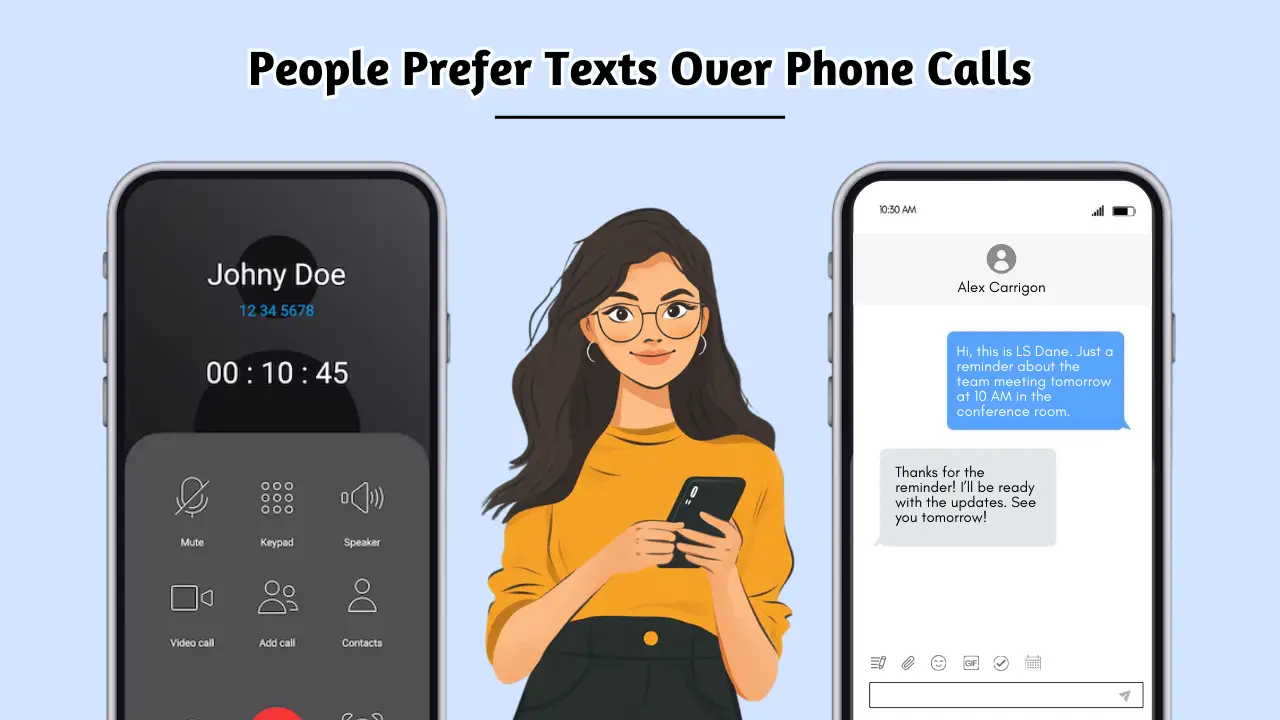 People Prefer Texts Over Phone Calls